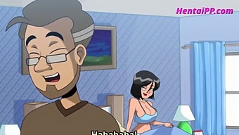 Stepson Gets Assistance From Busty Mommy In Orgasmic Scene In Cartoon.